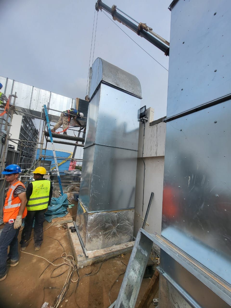 Installation conduits de ventilation Isometa